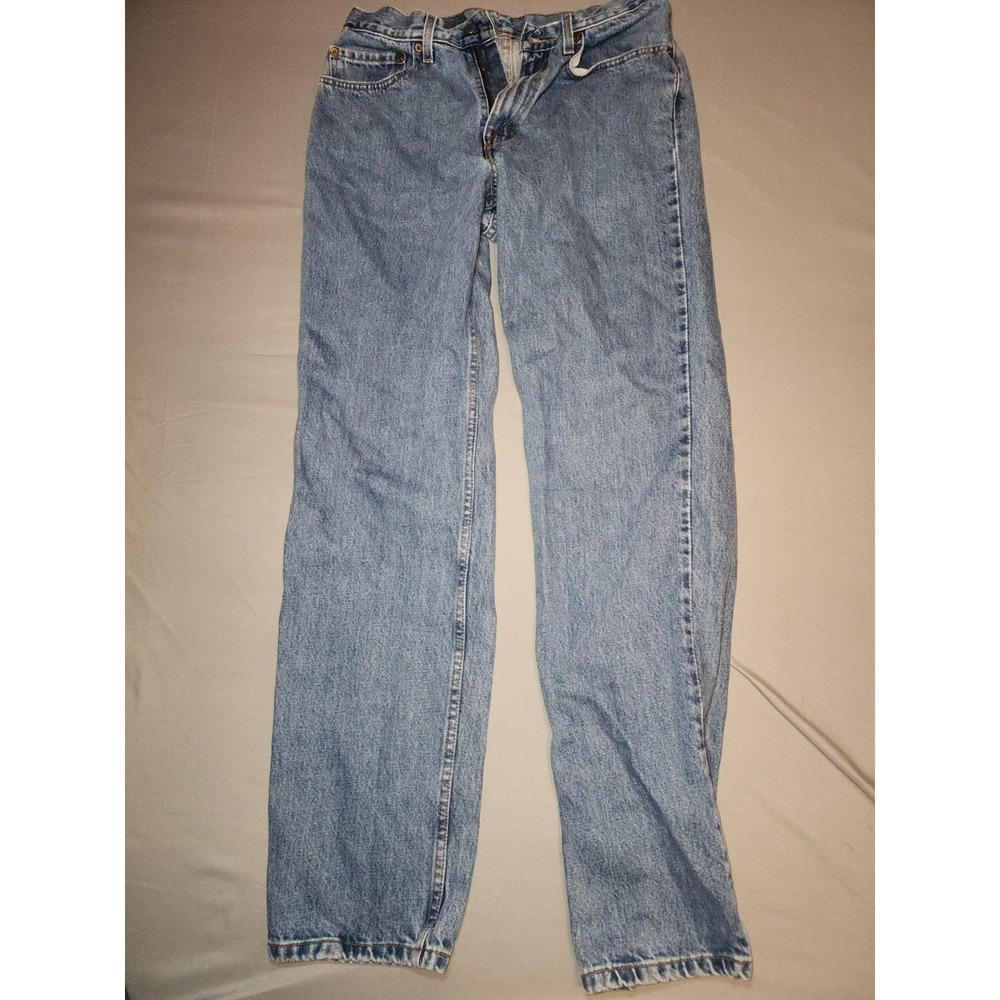 Levi's 550 Relaxed Fit Jeans Men's 33x34 Light Wash Denim Red Tab - Picture 1 of 9